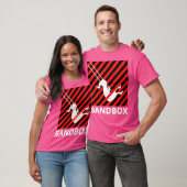 T-shirt Démarrage - Logo Sandbox (version noire) (Unisexe)