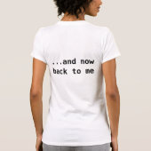 T-shirt Démarreurs de conversation (Dos)