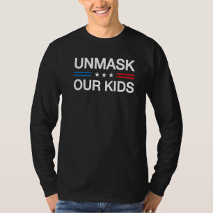 T-shirt Démasquer Notre Enfant Amérique Liberté Coin Const