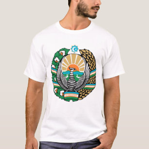 T-shirt d'emblème d'Ouzbékistan