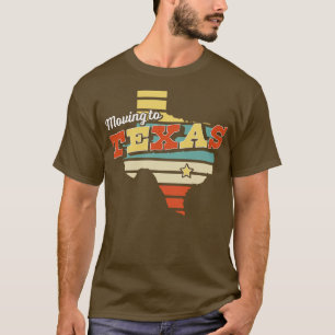 T-shirt Déménagement au Texas Retro Vintage 1