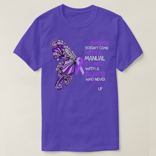T-shirt Démence Doesnx27t Venez avec un manuel Il vient av (Design devant)