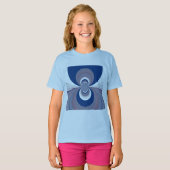 T-shirt Demi-Bleu (Devant entier)