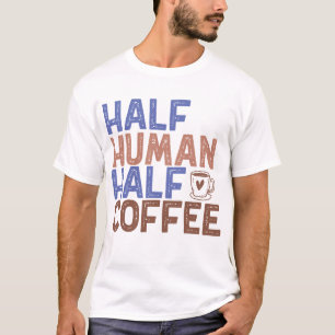 T-shirt Demi-café humain