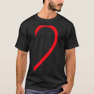 T-shirt Demi-Coeur Droite Main Côté Amour Couple Camisa Pa