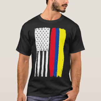 T-shirt Demi-Colombie-Britannique Amérique moitié cadeau