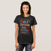 T-shirt Demi-Corn Pudding Demi-Enseignant Cornbread Foodie (Devant entier)