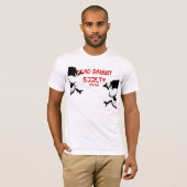 T-shirt Demi de crânes (Devant entier)