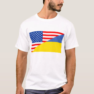 T-shirt demi de drapeau Etats-Unis des Etats-Unis Amériqu