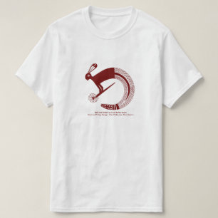 T-shirt Demi de lapin de Jack et demi de serpent de hochet