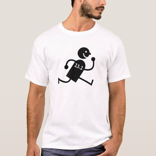 T-shirt Demi de marathon drôle (Devant)