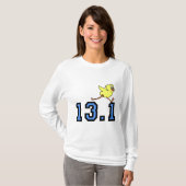 T-shirt Demi de marathon mignon (Devant entier)