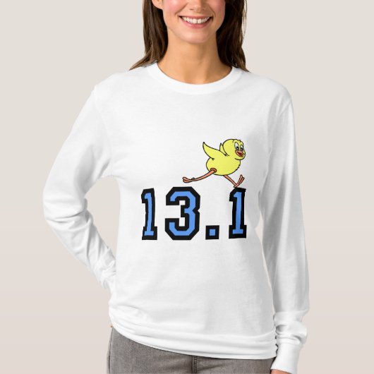 T-shirt Demi de marathon mignon (Devant)