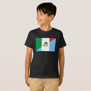 T-shirt demi de symbole de pays de drapeau du Mexique