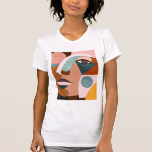 T-shirt Demi de visage de Geo