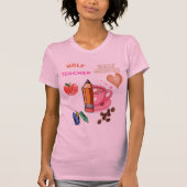 T-shirt Demi-enseignant Demi-café Tee (Devant)