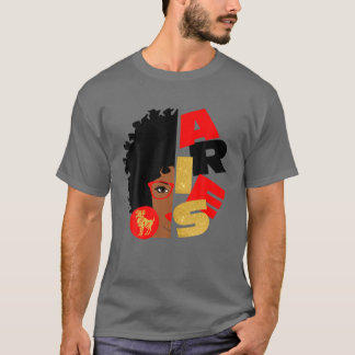T-shirt Demi-Face Bélier Reine noire Cadeau Anniversaire Z