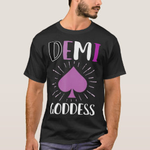 T-shirt Démi Godess Aexuel Démi LGBTQ Drôle Ace T