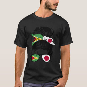 T-shirt Demi-Guyanais Mélange Japonais Guyana Et Japon R