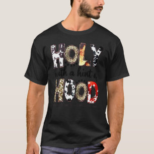 T-shirt Demi-Hood Semi-Sainte Priez avec moi Ne jouez pas 
