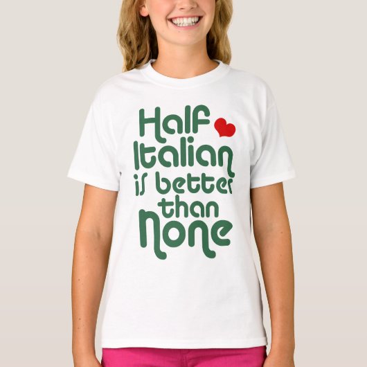 T-shirt Demi-italien (Devant)