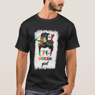 T-shirt Demi-Mexicaine Et Irlandaise Mexique Irlande Drape