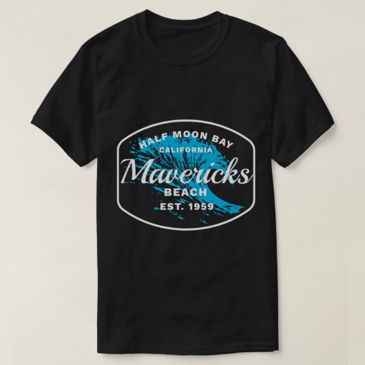 T-shirt Demi-Moon Bay Long Manches Chemise Cali Mavericks  (Design devant)