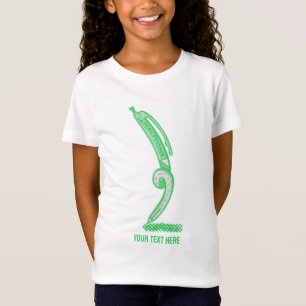 T-Shirt Demi-tons vert stylo pop art