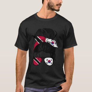 T-shirt Demi-trinidadienne moitié Corée du Sud Trinidad Su