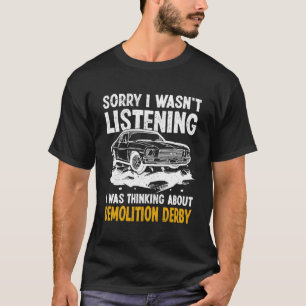 T-shirt Démo Derby Car Parts Démolition Team Voiture Sport