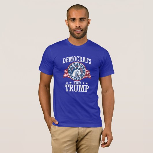 T-SHIRT DÉMOCRATE POUR L'ATOUT (Devant entier)