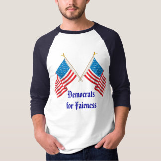 T-shirt Démocrate pour le tee - shirt d'équité