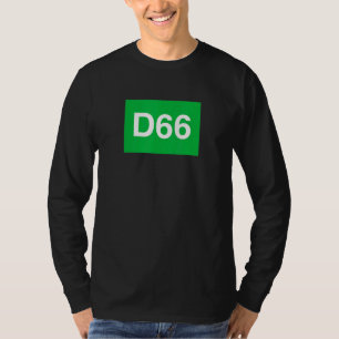 T-shirt Démocrates 66