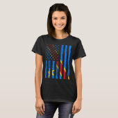 T-shirt Democratic Republic Congo Flag America US It is in (Devant entier)