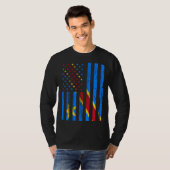 T-shirt Democratic Republic Congo Flag America US It is in (Devant entier)
