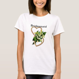 T-shirt Demoiselle d'honneur du muguet