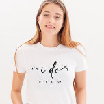 T-shirt Demoiselle d'honneur Enterrement de Vie de Jeune F<br><div class="desc">Le T-Shirt Demoiselle d'honneur Enterrement de Vie de Jeune Fille Minimaliste est un choix élégant et moderne pour votre cortège nuptial, avec un design noir simple et une écriture élégante "Je Dis Oui". Avec son style minimaliste et son accent diamant subtil, cette chemise est parfaite pour les célébrations d'enterrement de...</div>