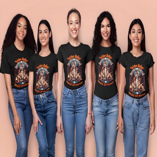 T-shirt Demoiselle d'honneur Fierté d'une fête de mariage 