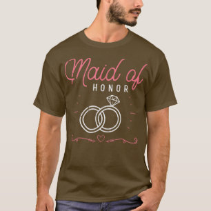 T-shirt Demoiselle d'honneur Mariage Cérémonie de mariage 