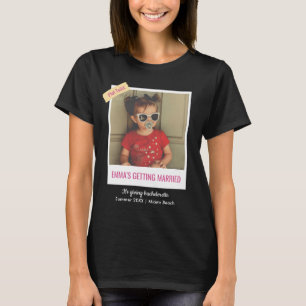 T-shirt Demoiselle d'honneur Robe de mariée Photo Gen Z En