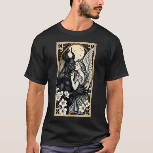 T-shirt Démon aime l'ange 3 (Devant)