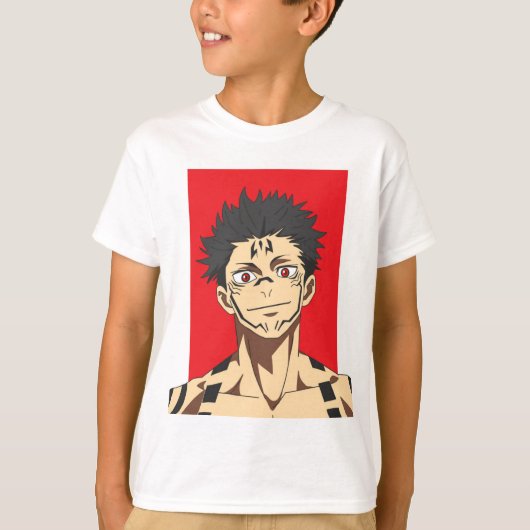 T-shirt Démon aux yeux rouges : puissance déchaînée (Devant)