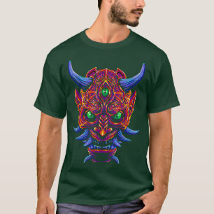 T-shirt Démon avec trois yeux japonais