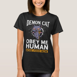 T-shirt Démon Chat Satanic Witchcraft Baphomet Gothique Oc