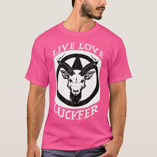 T-shirt Demon Lucifer Chèvre (Devant)