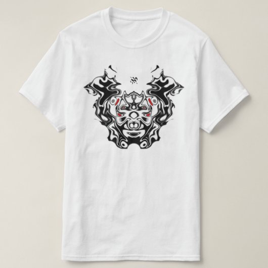 T-shirt Demon oriental double face v1 (Design devant)