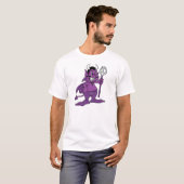 T-shirt Démon pourpre de bande dessinée (Devant entier)
