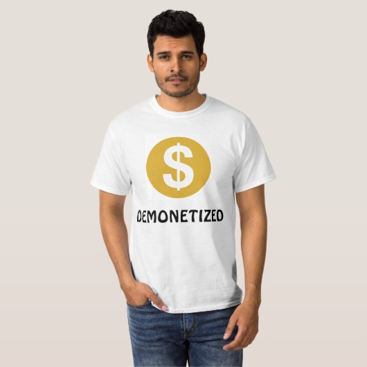 T-shirt DEMONETIZED (Devant entier)