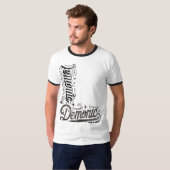 T-shirt 👕 démoniaque malveillance masculine (Devant entier)