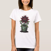 T-shirt Demonic Bloodbloom in Cursed Pot (Devant)